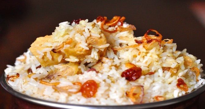 Biriyani - Beef (Kima rice/Jeerakasala)