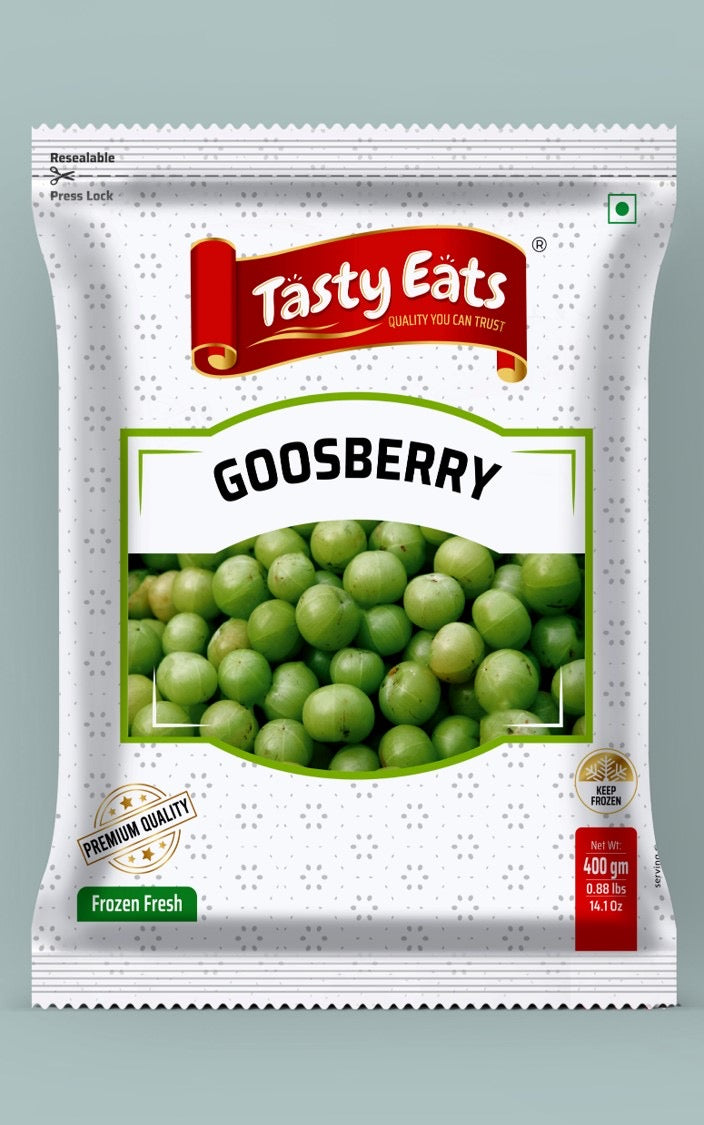 Tasty Eats Frozen Food Gooseberry  400 g / 0.88 lb / 14.1 oz