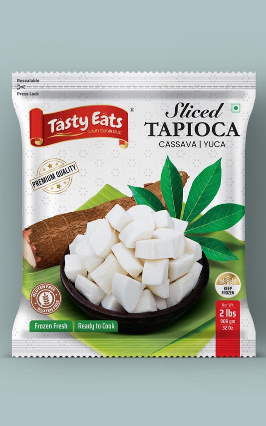 Tasty Eats Frozen Food Sliced Tapioca 2lb / 908g / 32oz