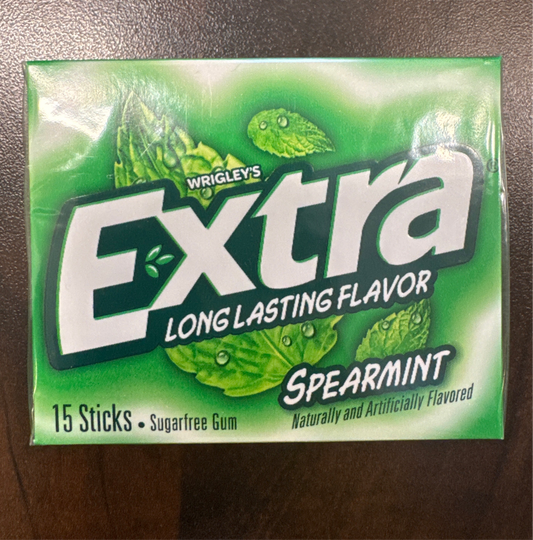 Wrigley’s Candy Extra Spearmint 15ct