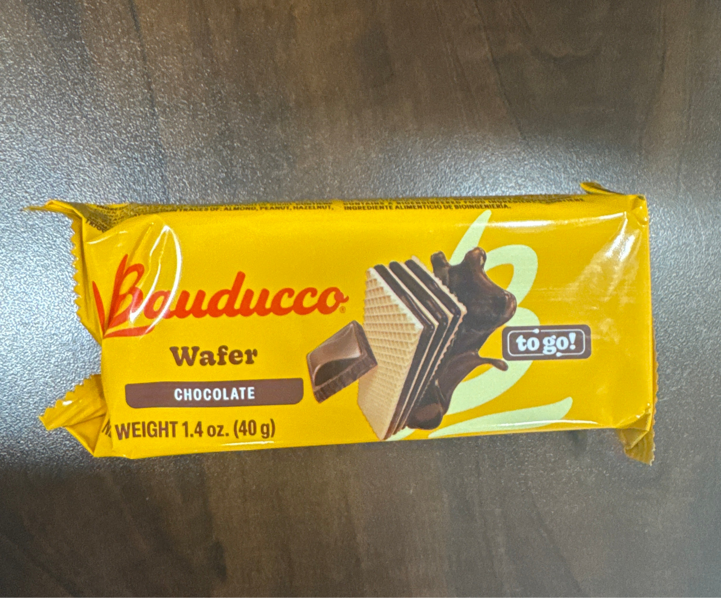 Bauducco Biscuits Chocolate Wafer 1.4oz / 40g
