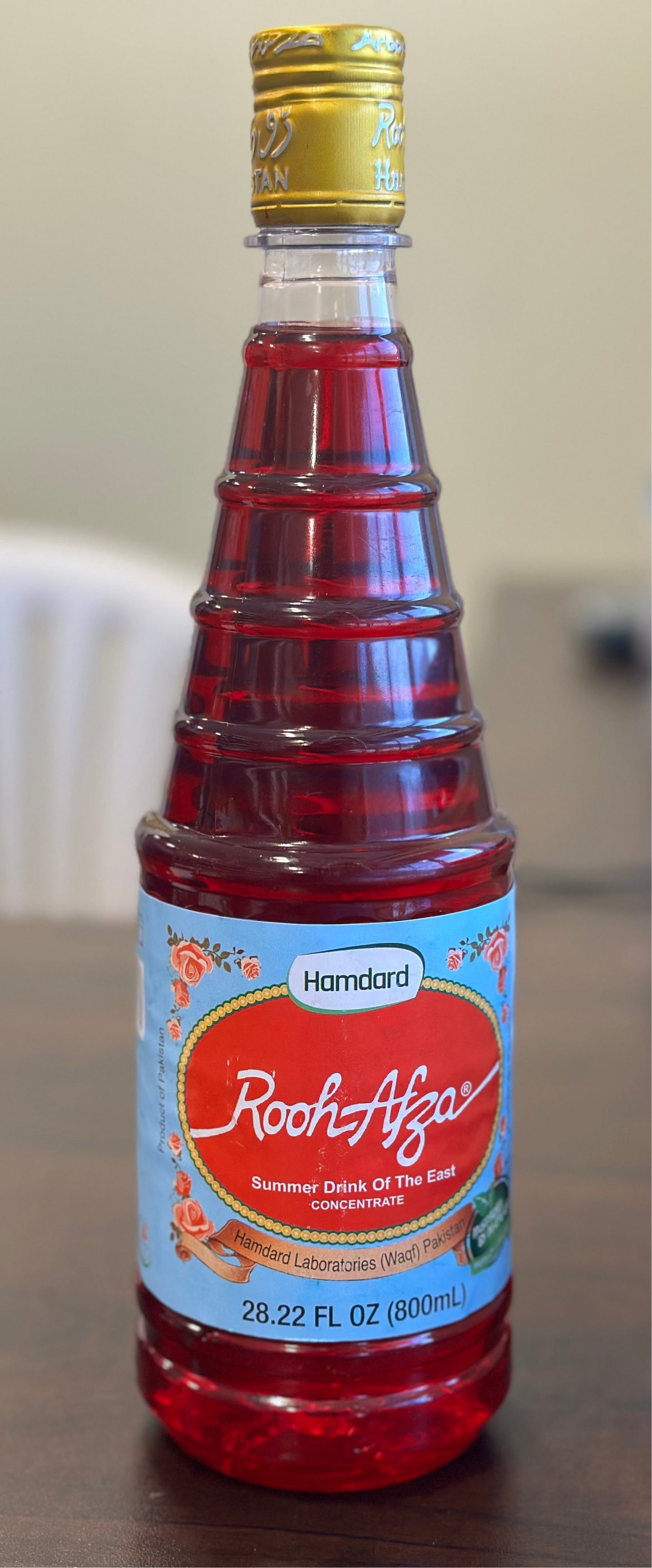 Hamdard RoohAfza Flavoring Summer Drink Of the East 28.22Floz/  800ml