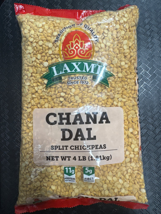 Laxmi Pulses Chana Dal (Split Chickpeas) 4lb / 1.81kg