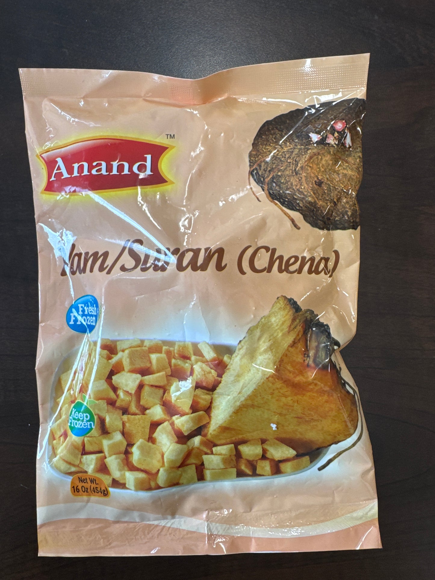Anand Frozen Food Yam / Suran (Chena) 16oz / 454g
