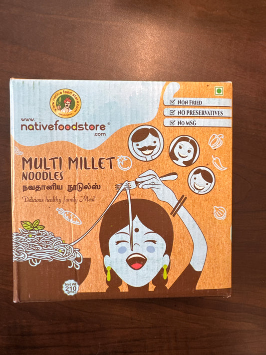Nativefoodstore Noodles Multi-Millet 210g
