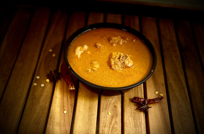 Chicken Curry ( Varutharacha /roasted coconut gravy )