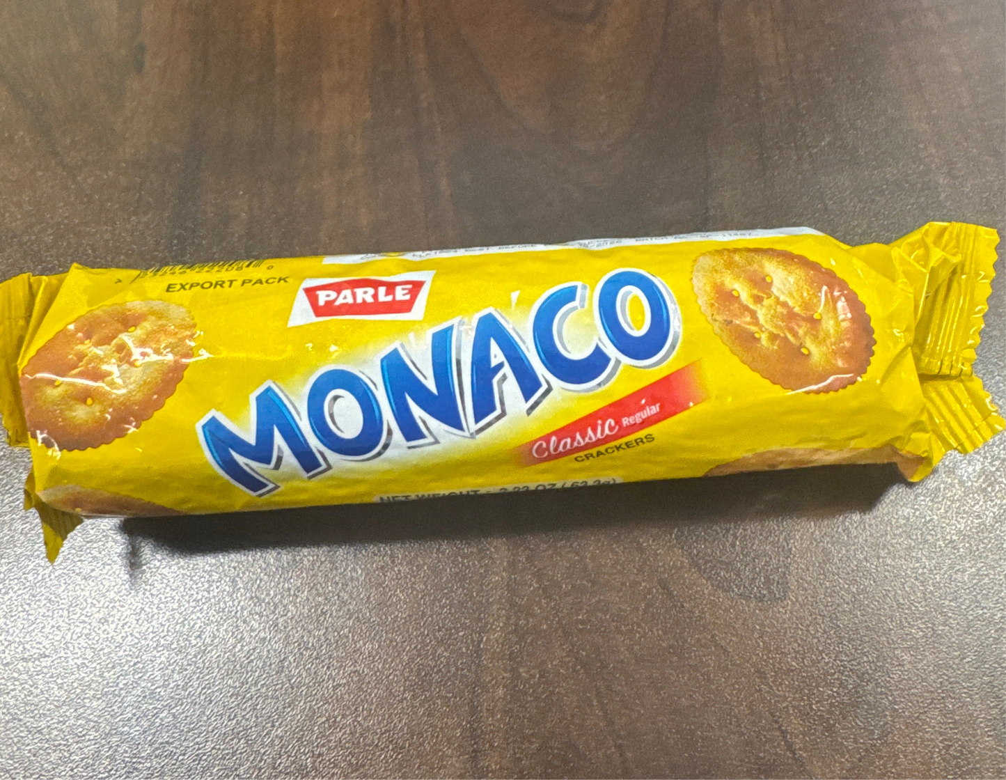 Parle Monaco Biscuit Classic (Regular) Crackers 2.23oz / 63.3g
