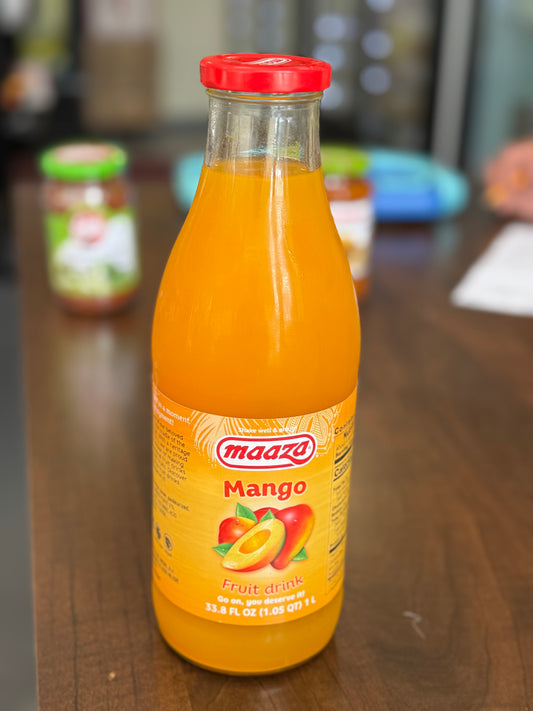 Maaza Drink Mango Fruit Drink 33.8FL OZ / 1.05 qt / 1 L