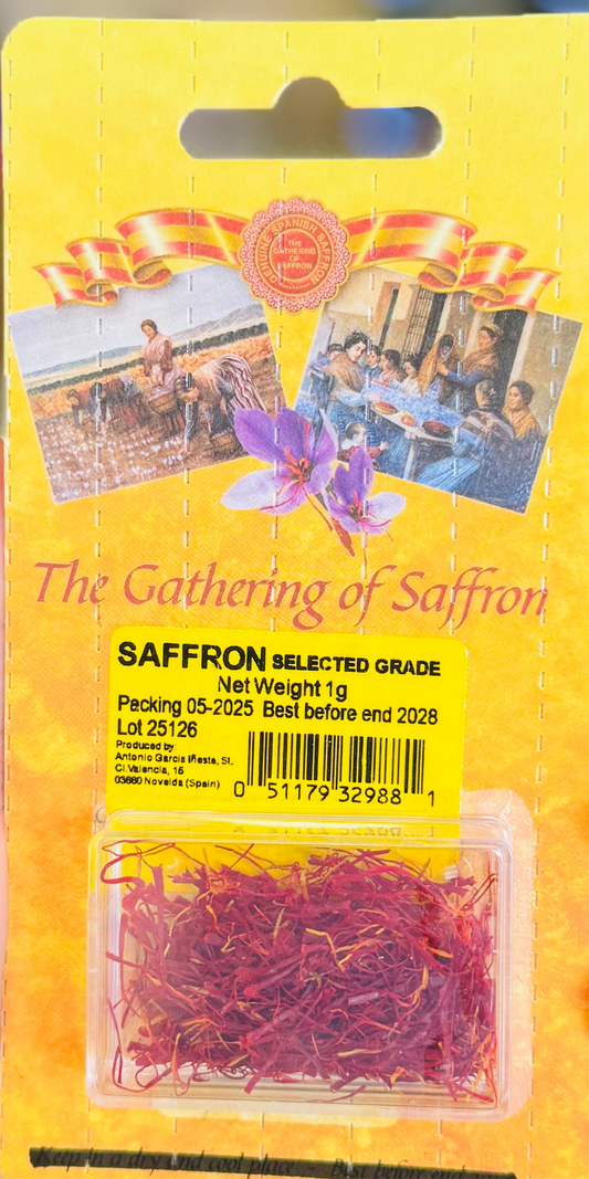 The Gathering Of Saffron Spices Selected Grade Spanish Saffron 1g