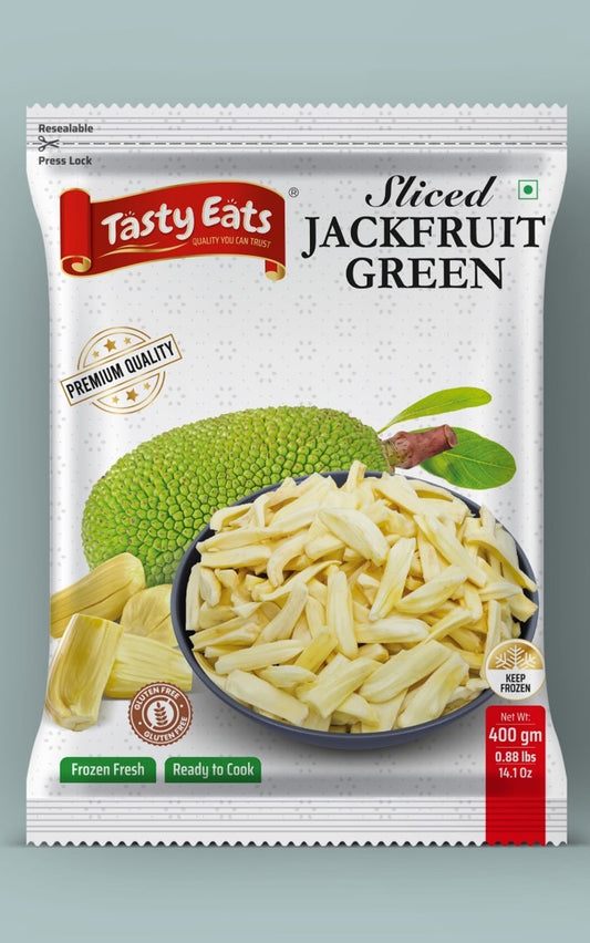 Tasty Eats Frozen Food Sliced Jackfruit Green 400g / 0.88lb / 14.1 oz