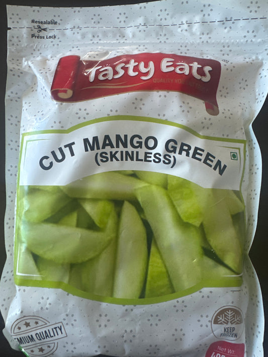 Tasty Eats Frozen Food Cut Mango Green (Skinless) 400g / 0.878lb / 14.1 oz