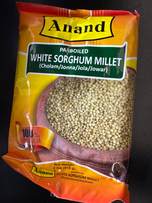 Anand Millets Parboiled White Sorghum Millet 2lb / 910g