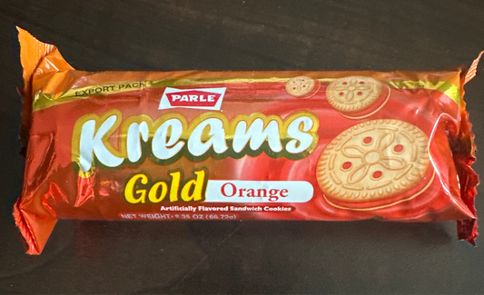 Kreams Biscuits Gold Orange 2.35oz / 66.72g