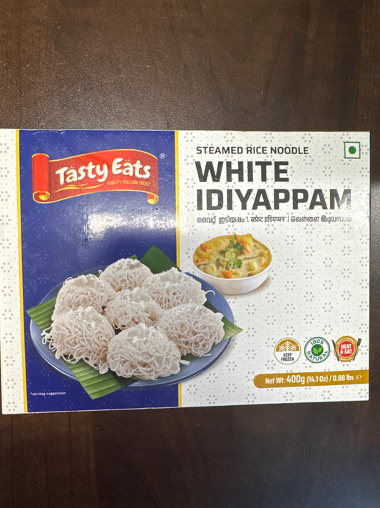 Tasty Eats Frozen Food White Idiyappam 400g / 14.1oz / 0.88lb