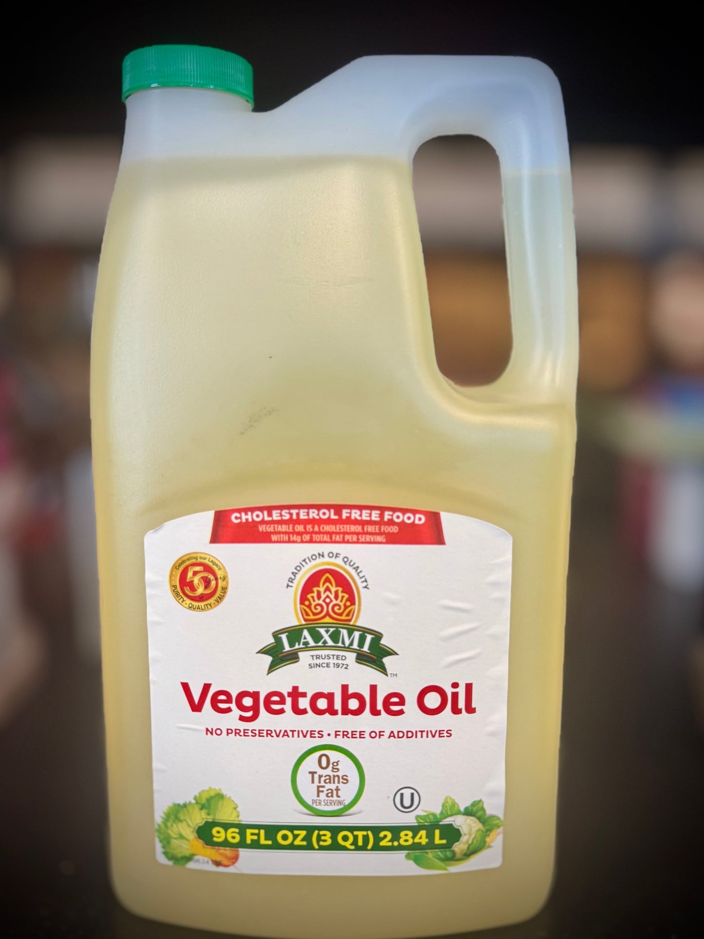 Laxmi Oil Vegetable Oil 96Floz / 3qt / 2.84l