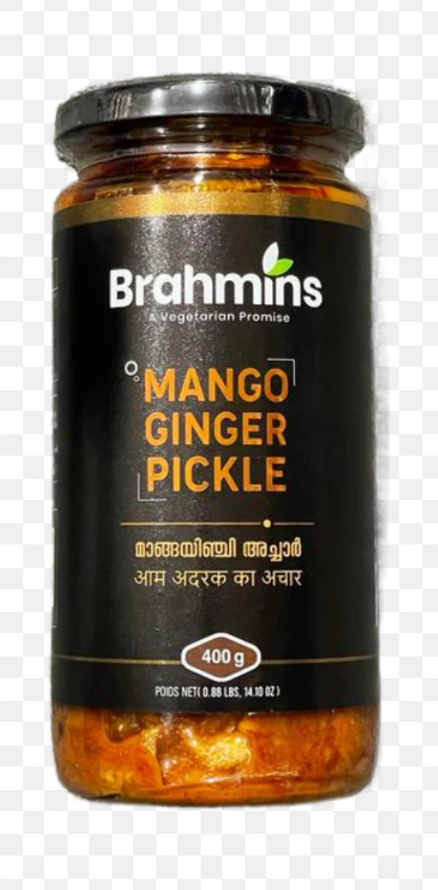 Brahmins Brand Mango Ginger Pickle 400 gm