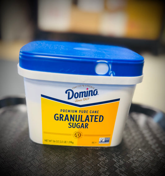 Domino Sugar Granulated Pure Cane Sugar 56oz / 3.5lb / 1.59kg