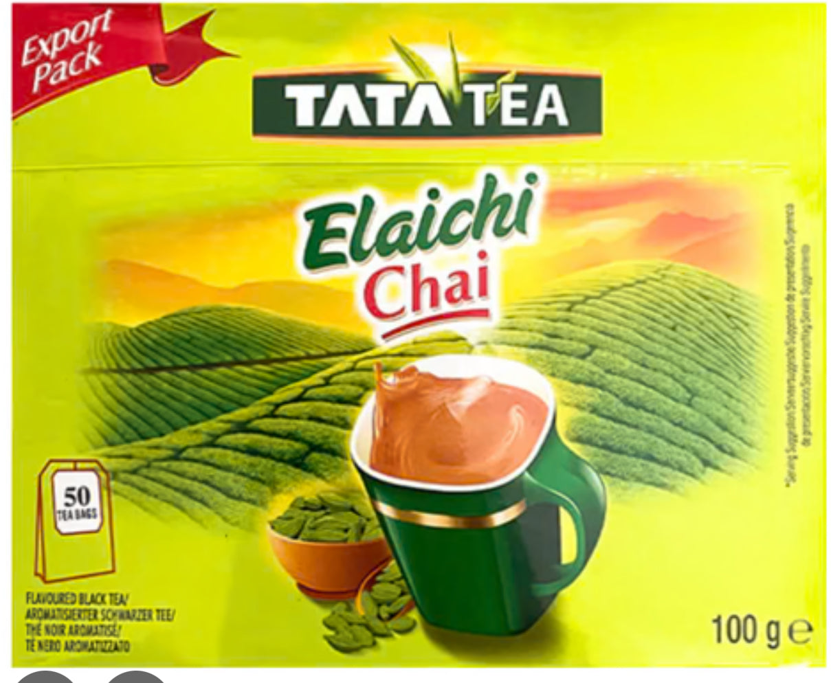Tata Tea Cardamom Flavor Elaichi Chai 3.53 oz / 100 gm