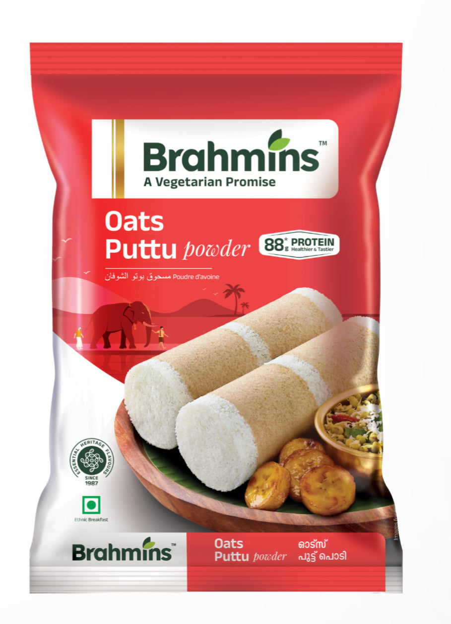 Brahmins Brand Oats Puttu Powder 1 kg / 2.20 lbs / 35.27 oz