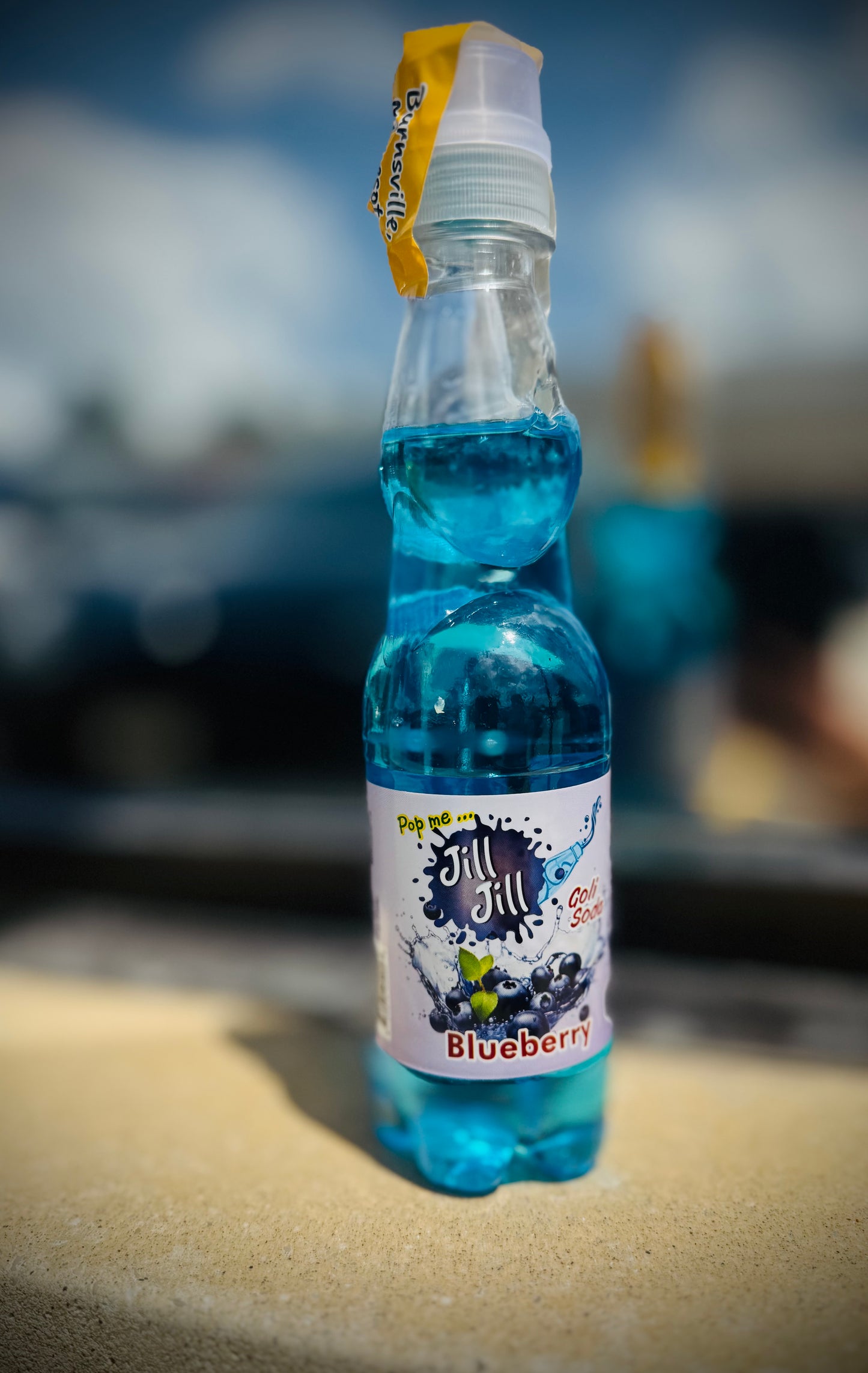Jil Jil Drink Blueberry Goli Soda 250 ml / 8.5 oz