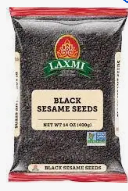 Laxmi Spices Black Sesame Seeds 14oz / 400g