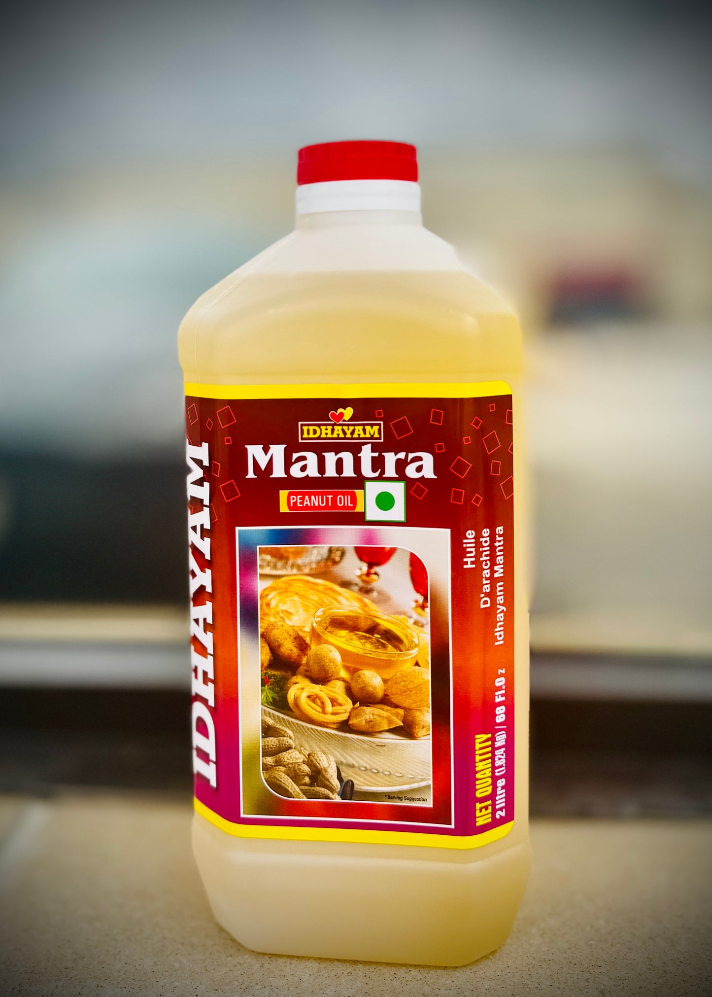 Idhayam Mantra Peanut Oil 2l / 1.824kg / 68floz
