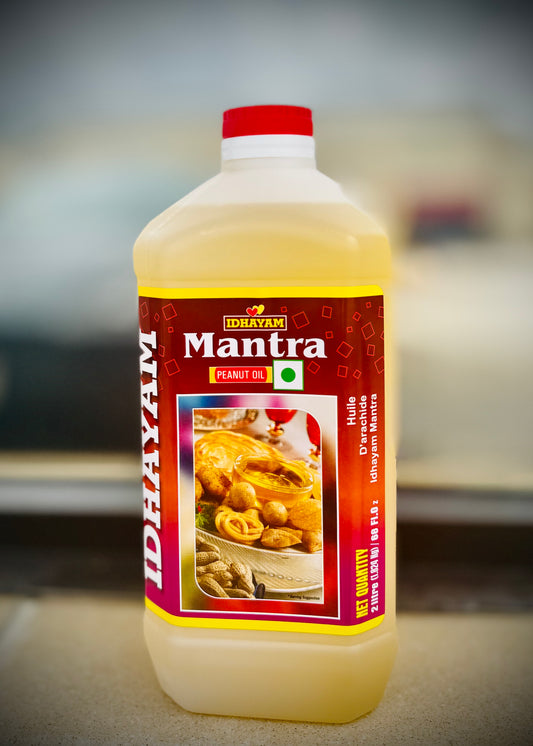 Idhayam Mantra Peanut Oil 2l / 1.824kg / 68floz