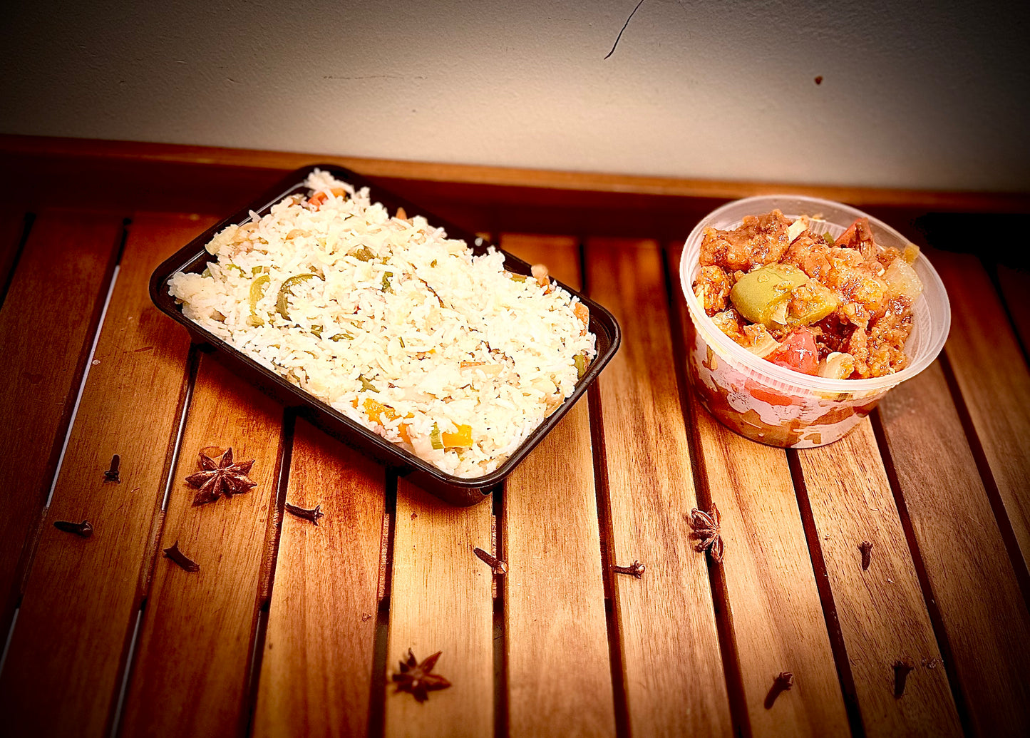 Fried Rice with Gobi Machurian