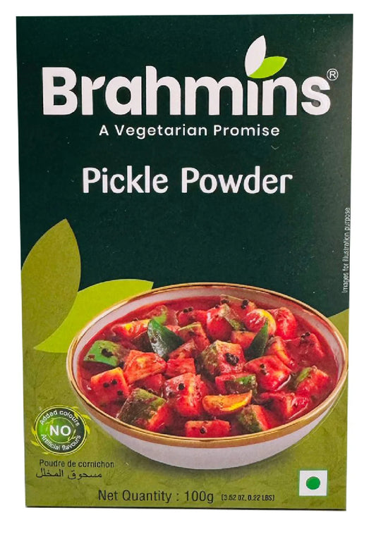 Brahmins Spice Mix Pickle Powder 100g / 3.52oz / 0.22lb