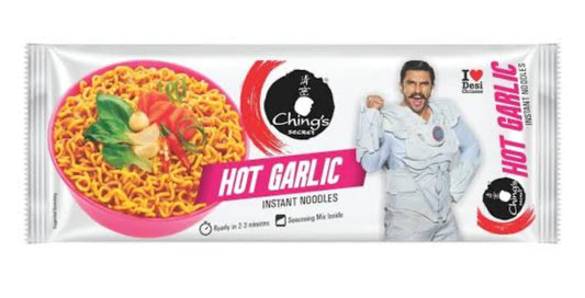 Ching's Secret Noodles Hot Garlic 8.47oz / 240g