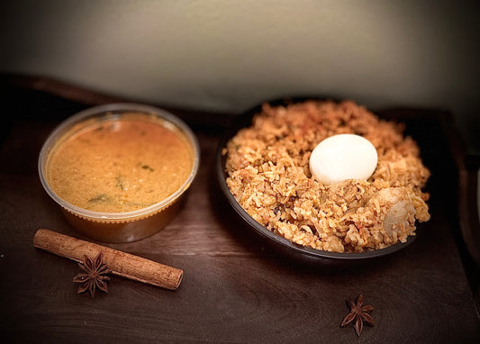 Chennai Style roadside Chicken biriyani with salna