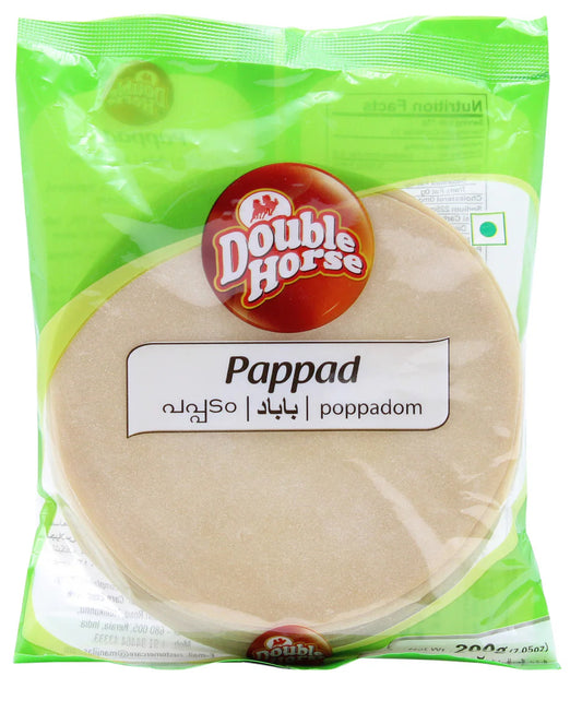 Double horse pappad
