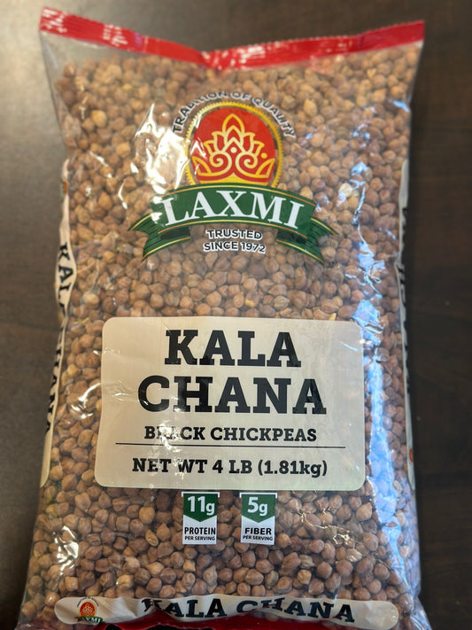 Laxmi Pulses Kala Chana 4lb / 1.81kg