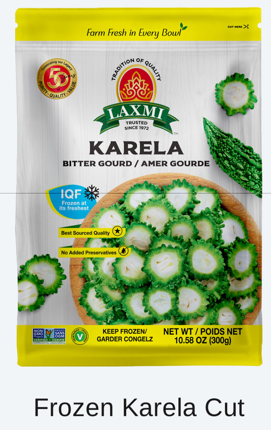 Laxmi Frozen Food Karela (Bittergourd) 10.58oz / 300g