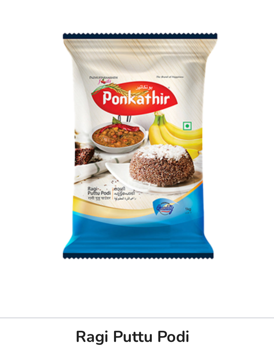 Ponkathir Brand Ragi Puttu Podi 1 kg / 2 lbs