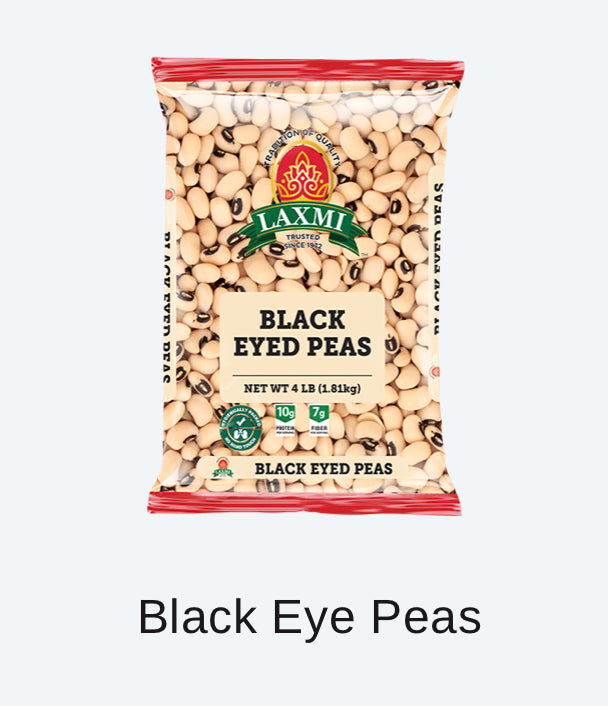 Laxmi Pulses Black Eye Peas 2lb / 907g