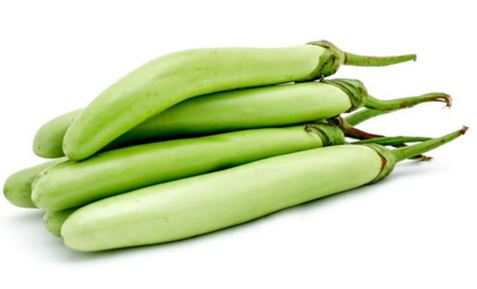 Green long eggplant