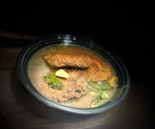 Rasam dal Vada ( 3 Vada with Rasam)