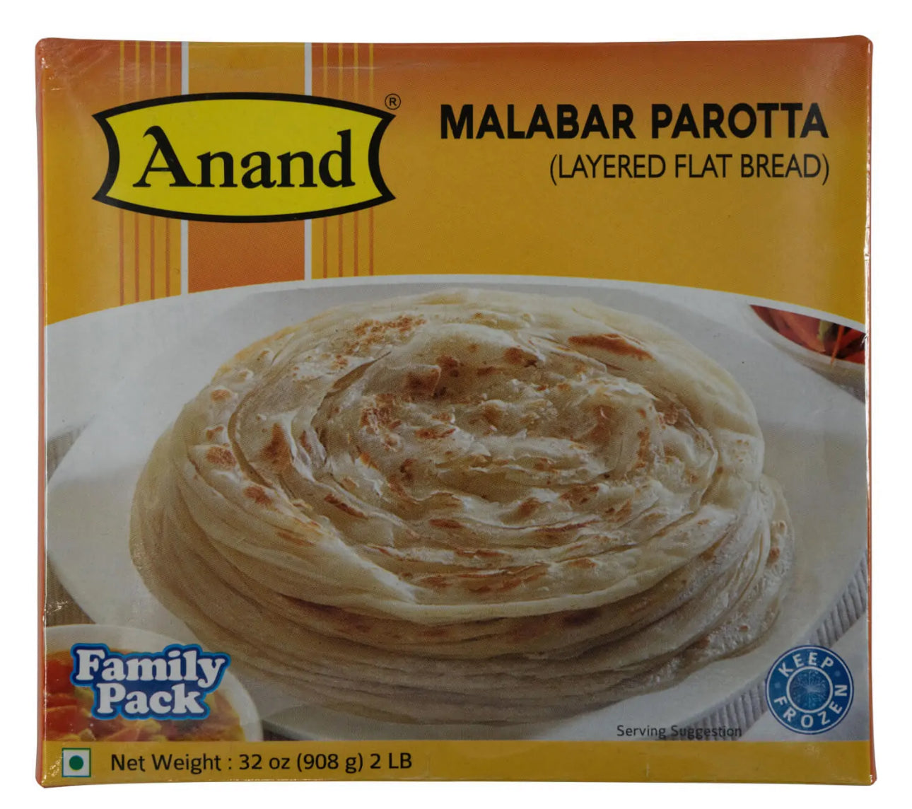 Anand Brand Malabar Parotta Family pack 2lb