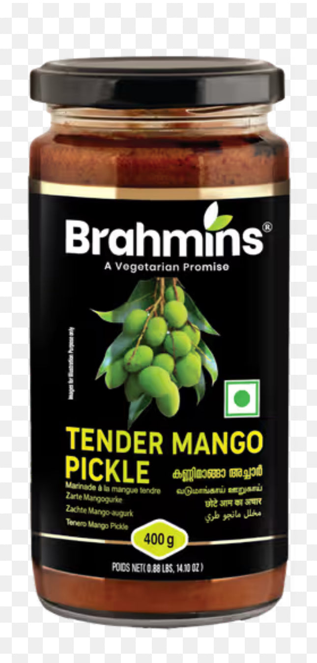 Brahmins Pickle Tender Mango 400 g  /  0.88 lb  /  4.1 oz