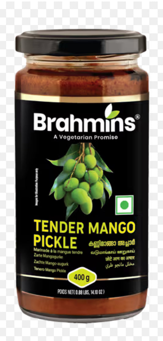 Brahmins Pickle Tender Mango 400 g  /  0.88 lb  /  4.1 oz