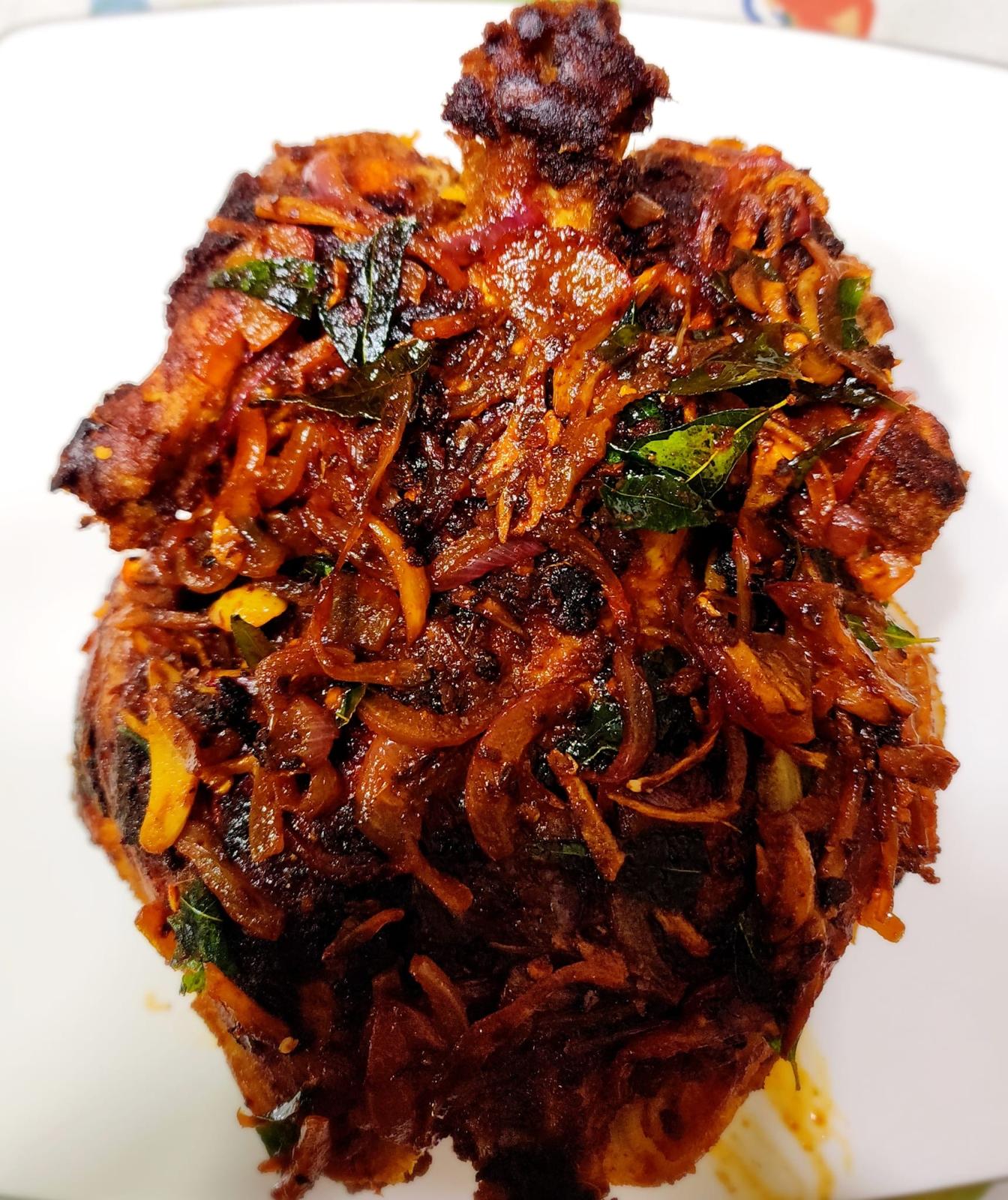 Whole Chicken Fry (Poricha Kozhi)