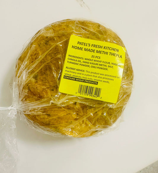 Chapati-25 count box (Patel Brother Ready To Use)- Methi