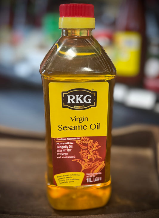 RKG Oil Virgin Sesame Oil (Gingelly Oil) 1 Litre