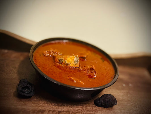 Arachuvitta king fish (vanjaram) kuzhambu