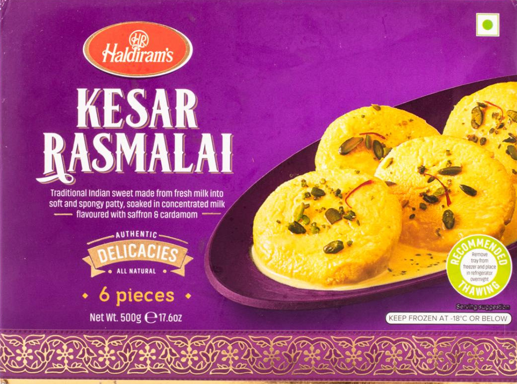 Haldiram Kesar Rasmalai 500gm
