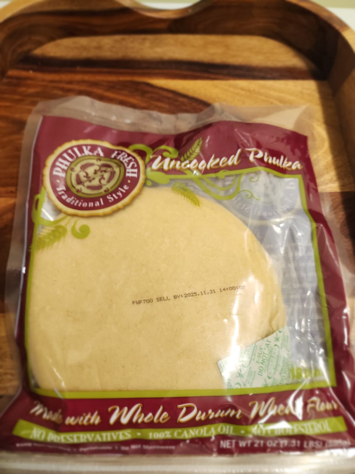 Roti/Chapathi- Phulka Fresh -18 pack