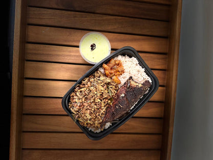 Dinner Box - Matta Rice/Ponni Rice, Fish Fry, Thoran/Poriyal, Mor/Moru curry