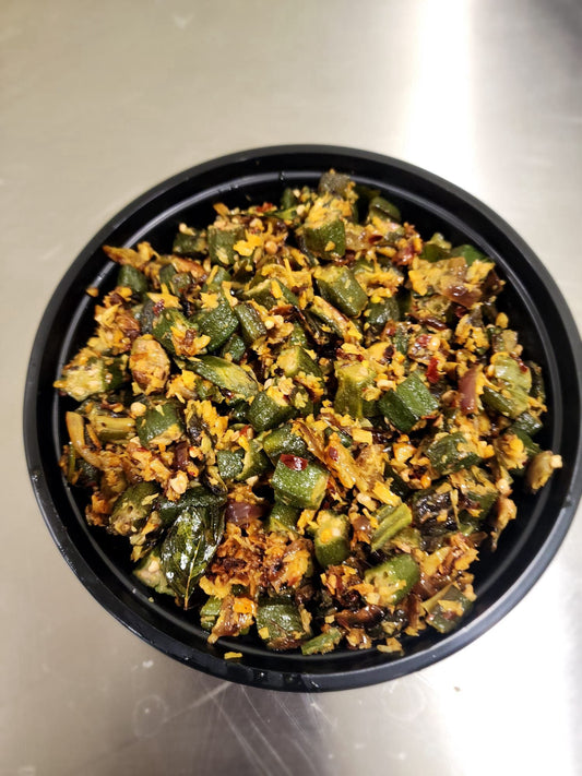 Okra Thoran/Poriyal