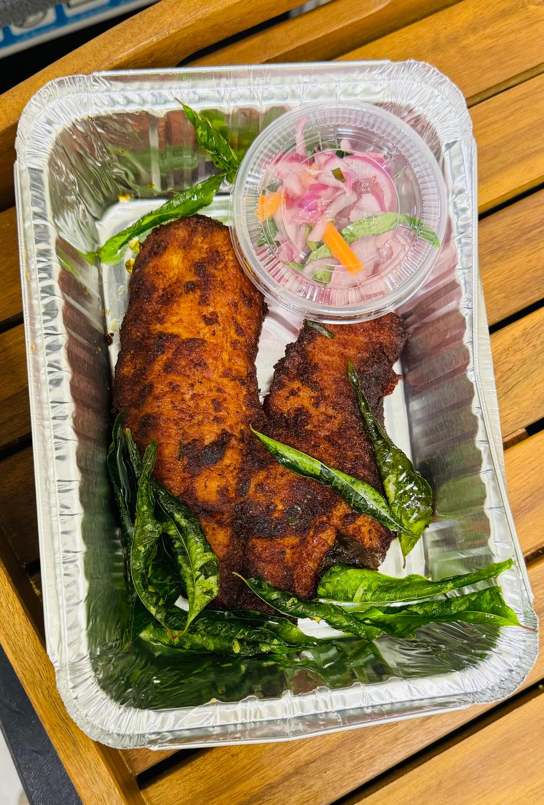 Boneless Tilapia Fish Fry-  1 Large fish